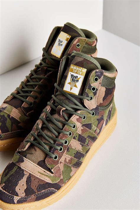 women's camo high top sneakers